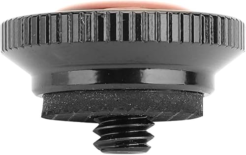 Miniatura 5 de Mugast Mini placa de liberación rápida, placa redonda de liberación rápida de aleación de aluminio con tornillo estándar de 14 pulgadas para acción