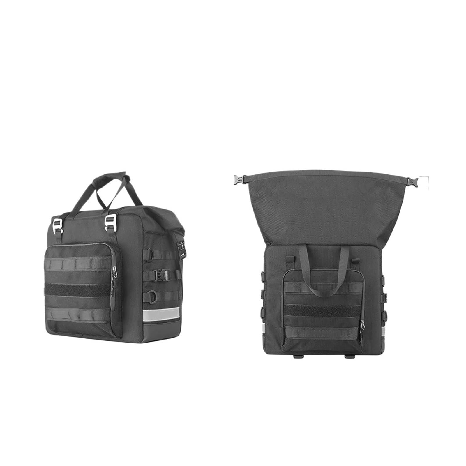 Top Case Motos Bolsa Lateral Motocicleta Resistente Al Agua 1 Unidad Cubo 3D Liberación Rápida 25L-32L Cajas Traseras Equipaje Viaje Bolsa De Moto