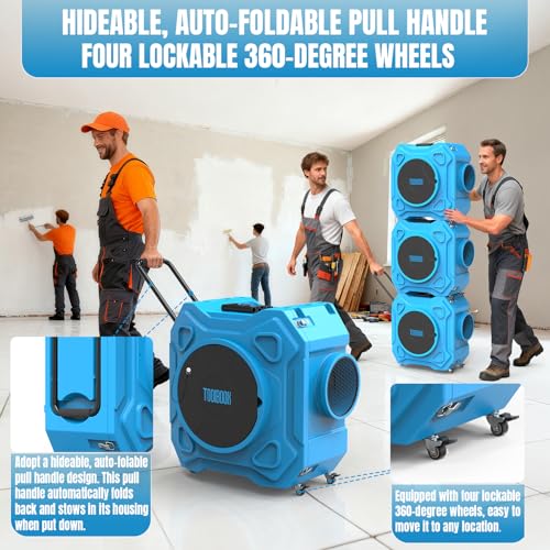 HEPA Air Scrubber in Use