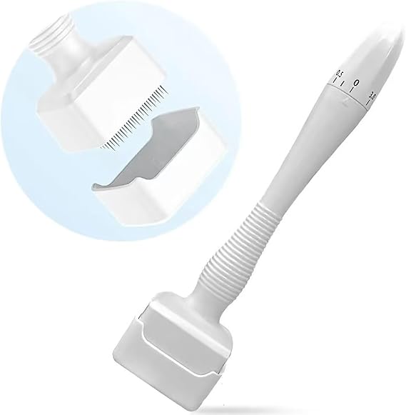 Adjustable Derma Stamp,Derma Stamp & Microneedling Pen,Microneedling Dermastamp with 140 Micro-Needles