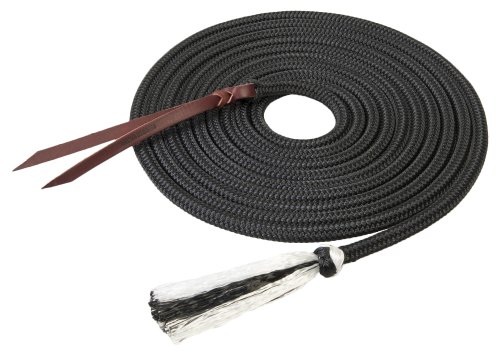 Weaver Leather Silvertip Tree Line Mecate, Black, 1/2-Inch x 22-Feet