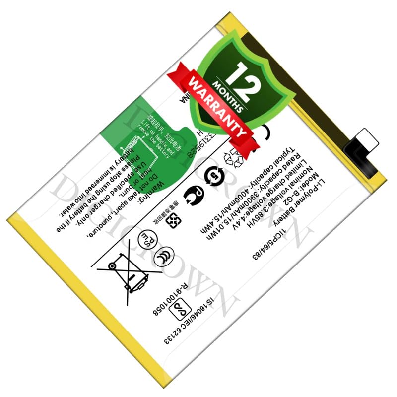 Image of Original B-G2 Battery Compatible for Vivo V15 (Vivo 1819) - (4000mAh) - 1 Year Warranty DF7
