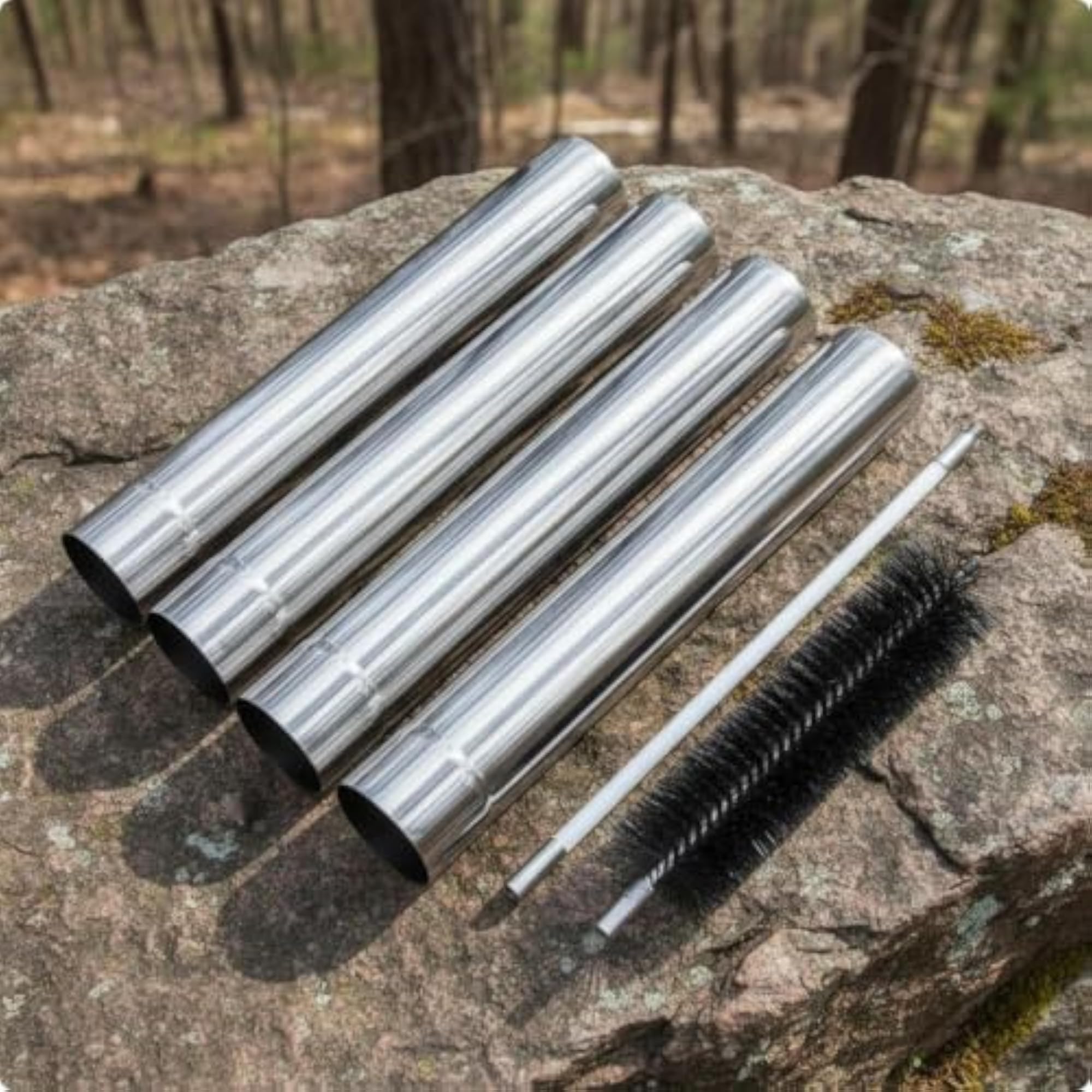 Stainless Steel Camping Chimney, Compact Design