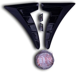 Momo Racing LS External Wing Cover for Car, Black