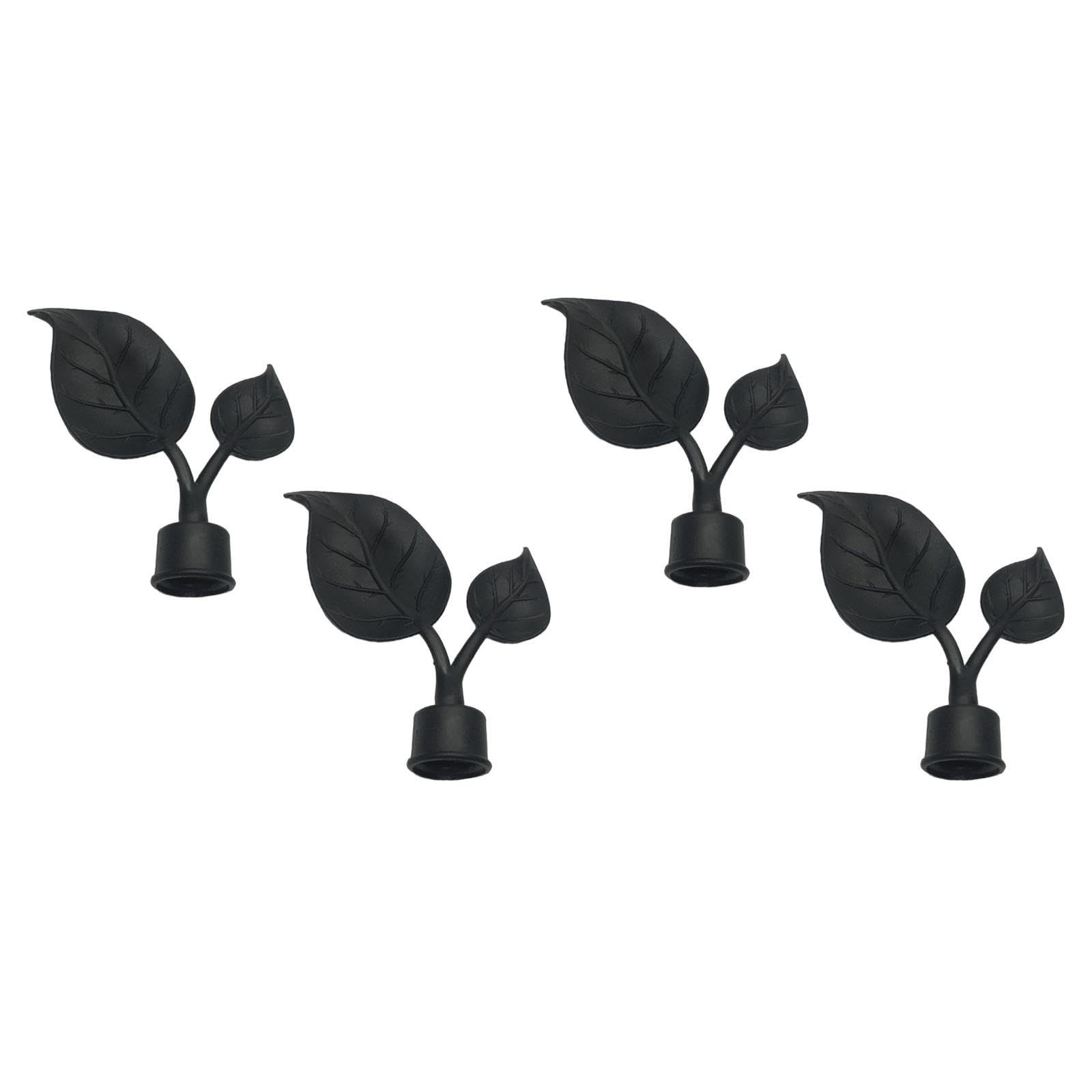 TRINGLE - EMBOUT TRINGLE,A--Tiges De Rideau De Draperie, 2 Pièces De