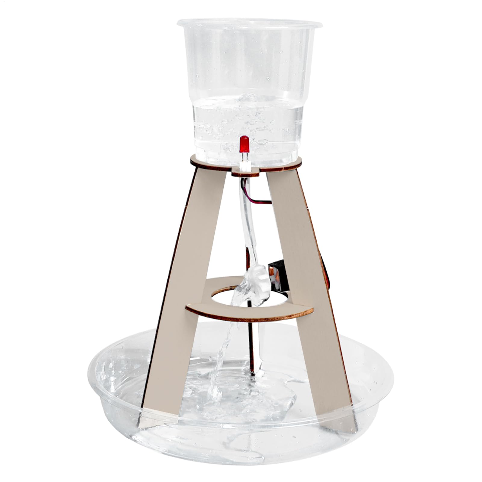 DIY Water Turbine Generator Kit, Easy Assembly Kit, Wooden, Hydro Power Energy Craft, Classroom Science Experiment, Renewable Energy Toy, For Parent Child Home School Classroom Indoor