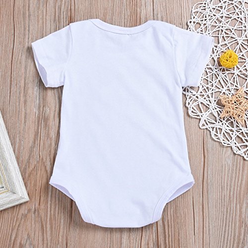ChunBB Unisex Infant Baby Bodysuit Ironworker Iron Worker - Short Sleeve Romper White Onesies