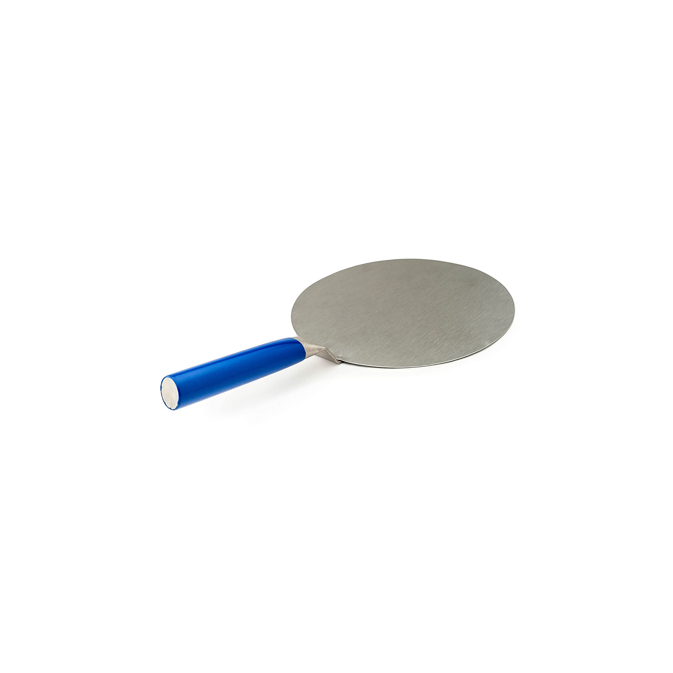 KMW High-Performance Stainless Steel Round Pizza Spade with Vinyl Handle | with Enhanced Durability | Efficient Build (Total Length- 44 cm, Dia- 25.5 cm)