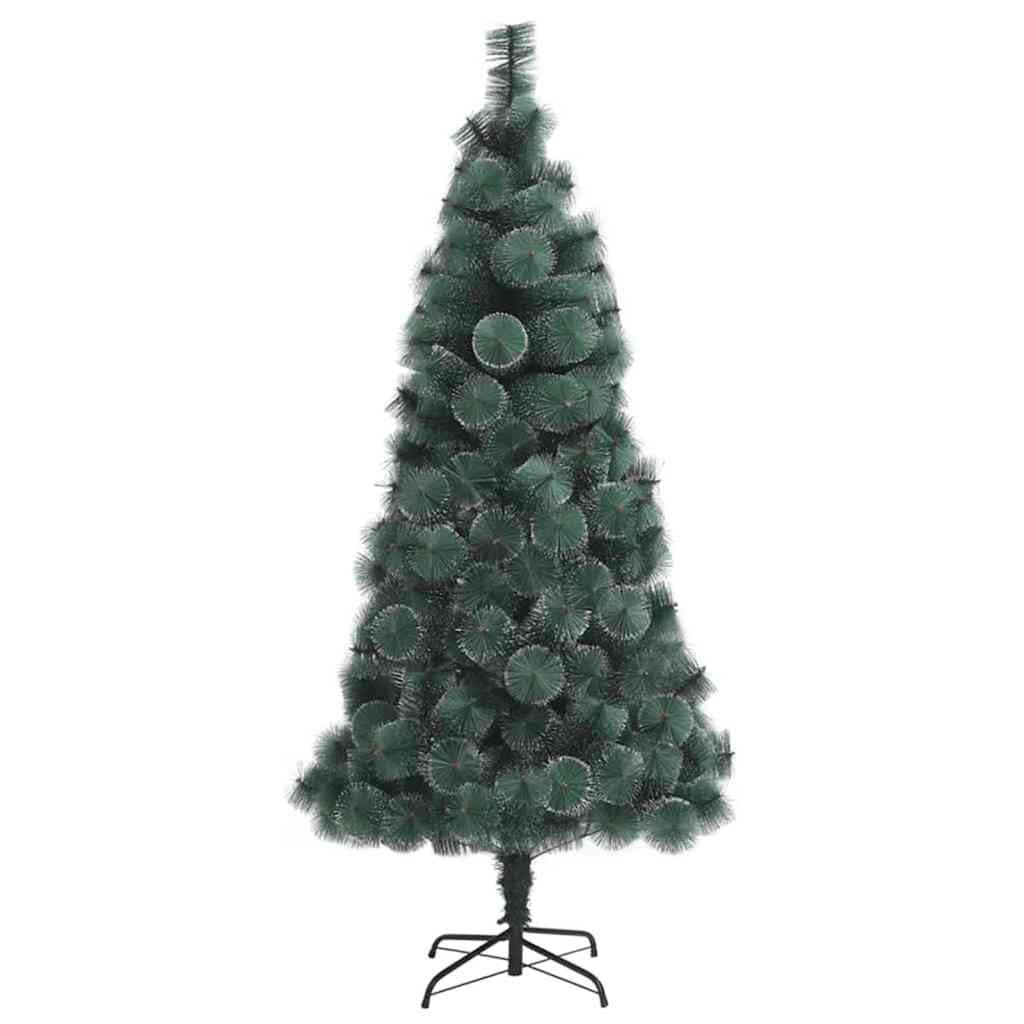 Albero di Natale artificiale pre-illuminato con palline verdi, USB LED