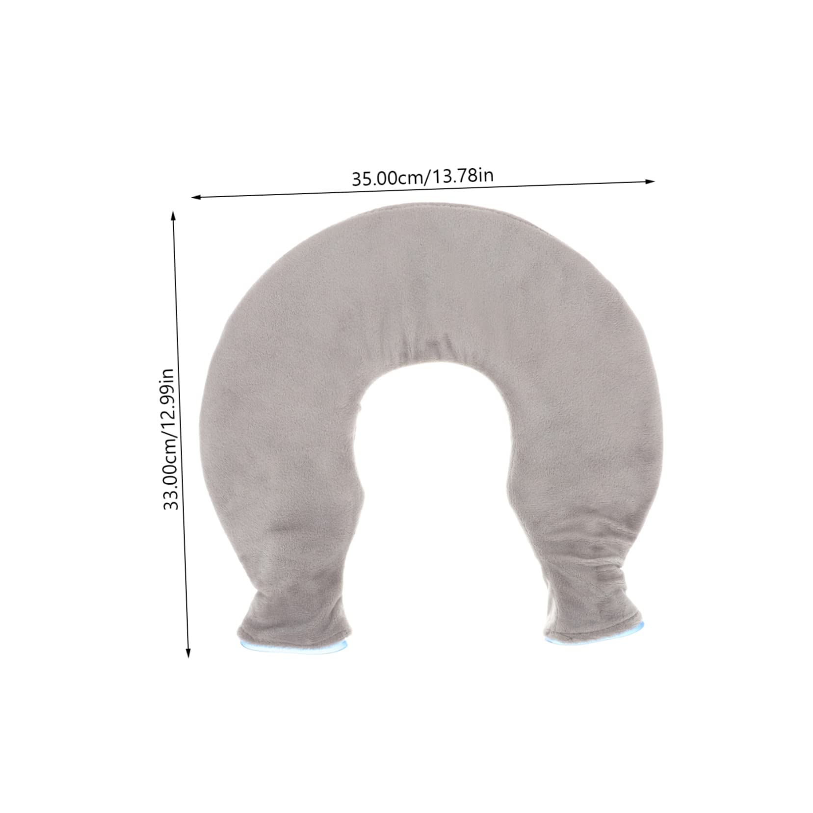 Borsa Del Ghiaccio Rinfrescante a Forma Di u in Pvc Trasparente, Set Impacchi Caldi e Freddi Antiscoppio, Per Sollievo Collo e Spalle, Per Sportivi e Recupero Post-infortuni