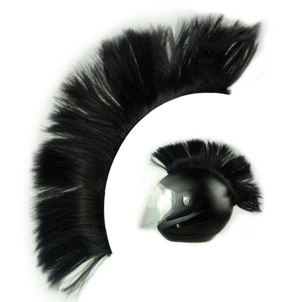 Amazon.co.jp: ヘルメット モヒカン ウィッグ スキンヘッド