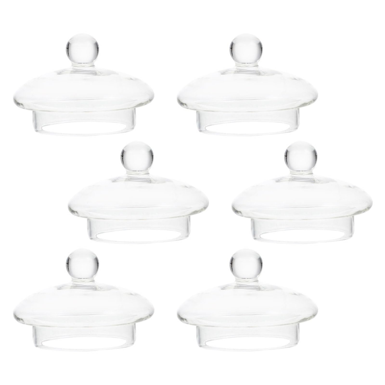 6 piezas Tapas para Infusor de Té para Sueltas Tapas Transparentes para Tetera de Repuesto Práctico y Fácil de Usar para Filtro de Té Doméstico
