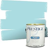 Vista 176 de Prestige Paints. - Base y pintura para exteriores en un solo galón, 1 galón. plano, comparable con Sherwin Williams Topsail.