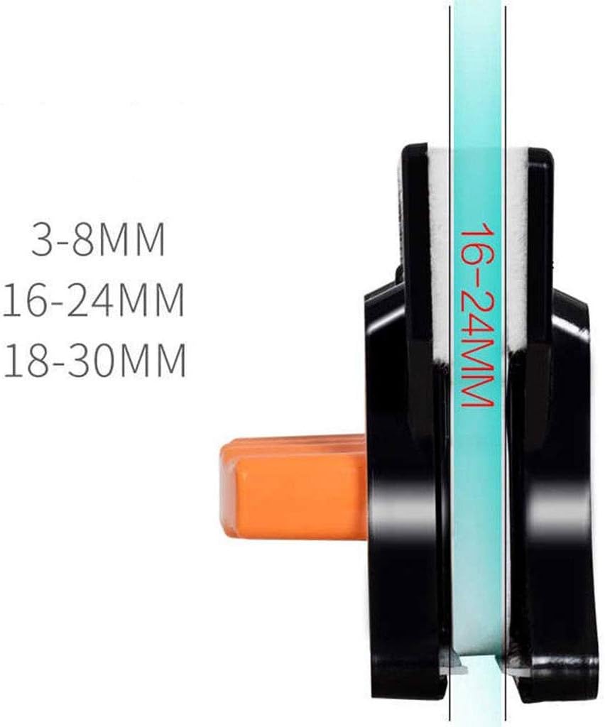 Double-sided Glass Cleaner Wipe Window Artifact ，Suitable For 16-24mm Thickness