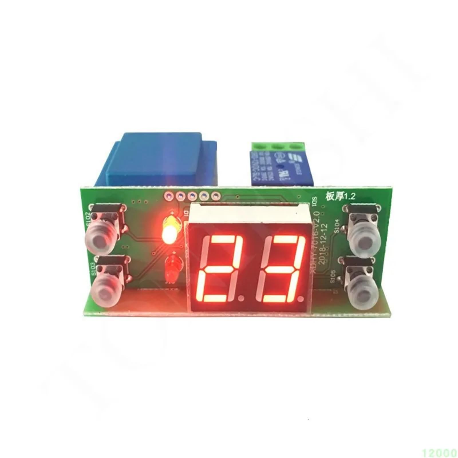 Controlador de temperatura inteligente digital Controlador de almacenamiento en frío Termostato ajustable Invernadero(XD-W200-24V)