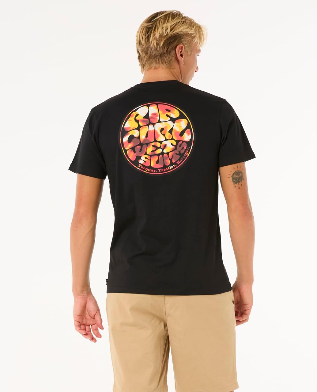 Rip Curl Mens Wettie Passage Icon T-Shirt - Image 3