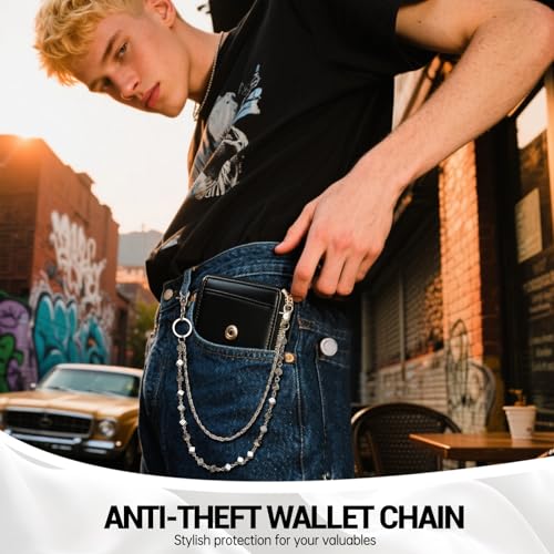 Image of PINKPIN Wallet Pants Keychain for Jeans Wallets Belts Punk Rock Casual Streetwear for Men Women