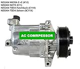 Details: Artikel-Nr..: g.w.-nis-0017; Modell Name: g.w.- CR10 -6pk-110; Kompressor Typ: CR10 Kompressor AC, Auto Maker: für Auto Nissan; Pully Durchmesser: 110 mm; Rillen: 6 A; Nennspannung: 12 V; NW/GW (kg): 7,5/8; Kältemittel: R134 a; FARBE: Silber; Herkunft: China (Festland); Baujahr: 2005–2010