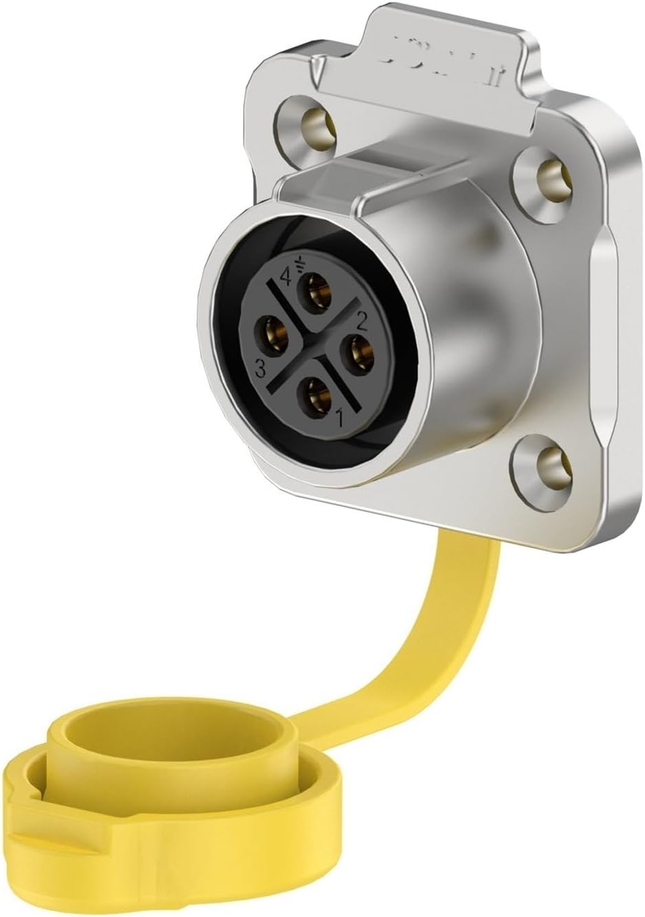 EW-LP20 Flange Waterproof Connector 2/3/4/5/6/7 Core Locking Wire Flange Female Locking Wire Type(EW-LP20P-6P)