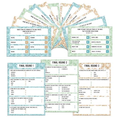 Xenseou Bible Family Feud - Church Party Game with Bible