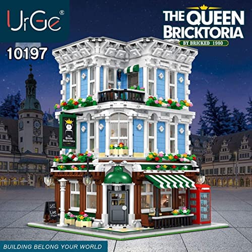 KEKRAV Queen Bar Building Set, Housemodular Building, Street View Architecture Model, 3678pcs Bausteine, die mit Lego… – Bild 3
