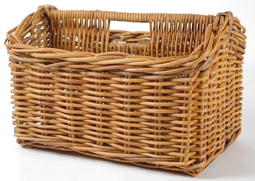 Kobolo Zeitungsständer Magazinsammler Zeitschriftenkorb aus Rattan -...