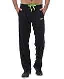Men's Sweatpants with Pockets Open Bottom Workout Pants, for Athletic, Jogging, Training, Casual