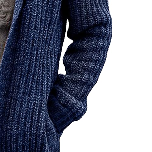 JEShifangjiusu Mens Shawl Collar Cardigan Sweaters Button Down Cable Knitted Sweater Causal Open Front Winter Outwear4