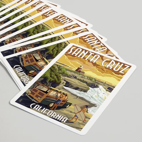 Baraja de Póker Santa Cruz, California, 52 Cartas miniatura 5