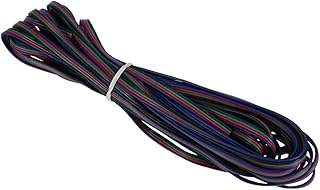 Angoily 4-pin Extension Cable 4-pin Line RGB Strip Light Extension Cable LED Colorful Lights