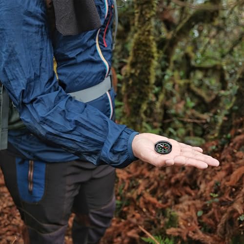 Brújula mini de 40mm pack x5 para camping y senderismo miniatura 2