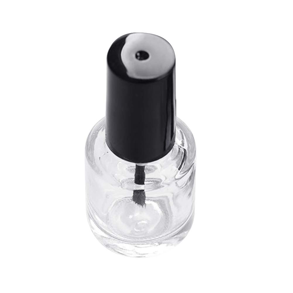 shlutesoy DIY Decoration Kit 5 7 5 10ml Travel Nail Polish Empty Refillable Glass Bottle Storage Container 10ml