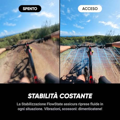 X5 Pack Standard - Action Cam Impermeabile 360° in 8K, Superba in Bassa Luce, Selfie Stick Invisibile, Obiettivi Sostituibili, Autonomia 3 ore, Cover Antivento, Stabilizzazione - Gadget - Immagine 5