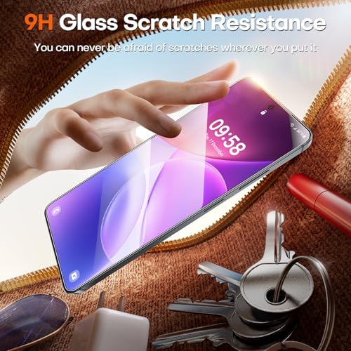 Image of TOCOL for Samsung Galaxy S25 FE Screen Protector | Easy Installation Bubble-Free, 9H+ Tempered Glass, 8FT Military Grade Shatterproof, Anti-Scratch, Case Friendly HD 2 Pack