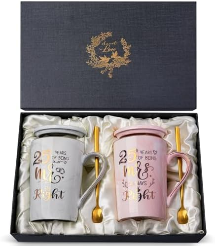 Biching 25th Anniversary Wedding Gifts, 25 Years of Being Mr Righ...