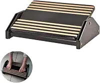 Souza & Cia, Apoio Ergonômico para Os Pés, MDF Natural (Cor: Black Piano) Ref:3704