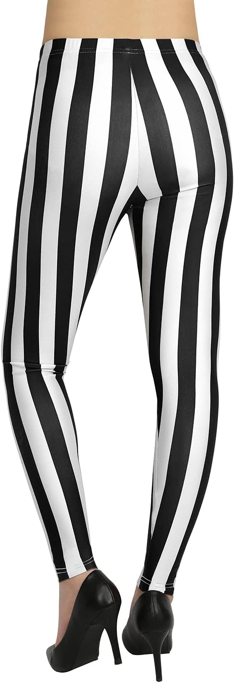 HDE Womens Funny Printed Leggings Digital Print Footless Stretchy Tights - Image 6