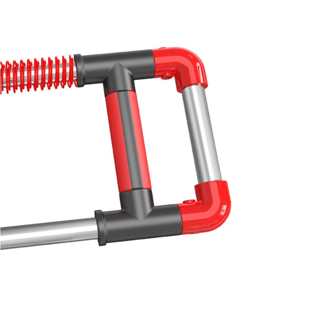 Máquina de Barra de flexión, expansor de Pecho con Resorte Doble de Acero Inoxidable, para Entrenamiento de Brazos, Pecho, Abdomen y Espalda, 50 kg/110 LB