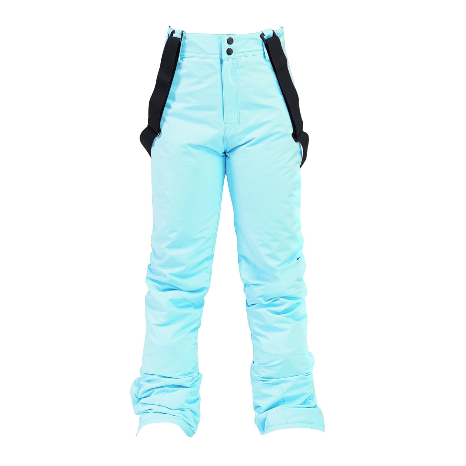 Pantalones de esquí impermeables para mujer, con tirantes ajustables, mono resistente al viento, pantalones de nieve para mujer, pantalones de softshell, pantalones de esquí cálidos para
