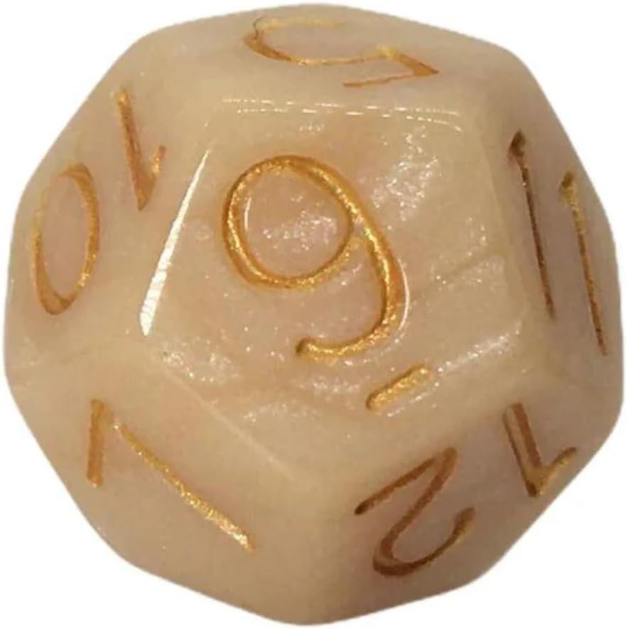 Marble Latte Dice - Set of 15 w/Arch'd4