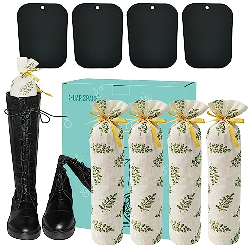 Best Thing for Leather Boots: Care & Maintenance Guide 11 Boot Shapers for Tall Boots Women,Boot Trees Cedar Freshner,Inserts Boots Support for Women 100% Cedar Wooden Sachets Bags (2 Pairs Boot Trees)