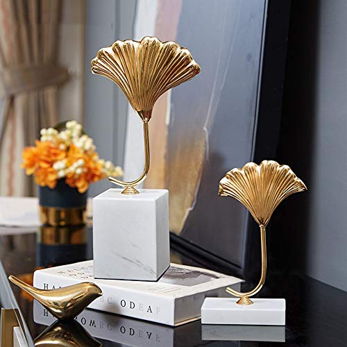 Ginkgo Biloba décorations en marbre maison et salon chic