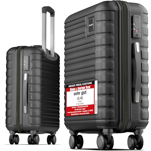 Travely Premium Handgepäck Koffer 55x40x20cm - passend für Ryanair, Lufthansa, Eurowings und co. I 36L Handgepäck Koffer mit sanften Rollen und praktischem TSA Schloss, Reisekoffer Travely Premium Handgepäck Koffer 55x40x20cm - passend für Ryanair, Lufthansa, Eurowings und co. I 36L Handgepäck Koffer mit sanften Rollen und praktischem TSA Schloss, Reisekoffer
