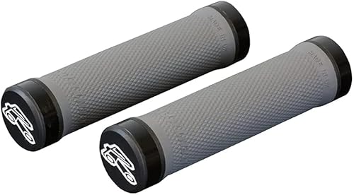 Renthal Empuñaduras de bicicleta ultra pegajosas Negro -,2-Negro -,Blanco apagado