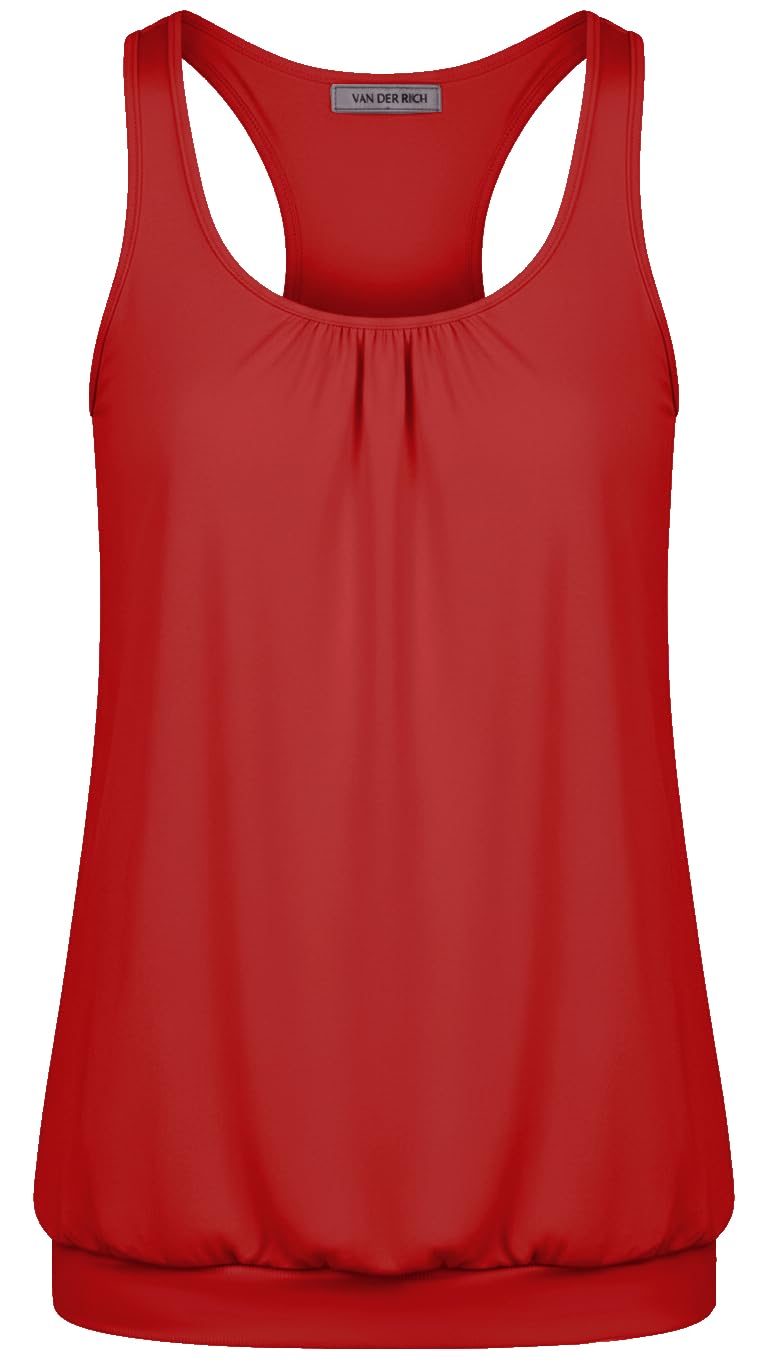 Van Der Rich ® - Camiseta de Tirantes Espalda Nadadora Escote Plisado - Mujer — view 6