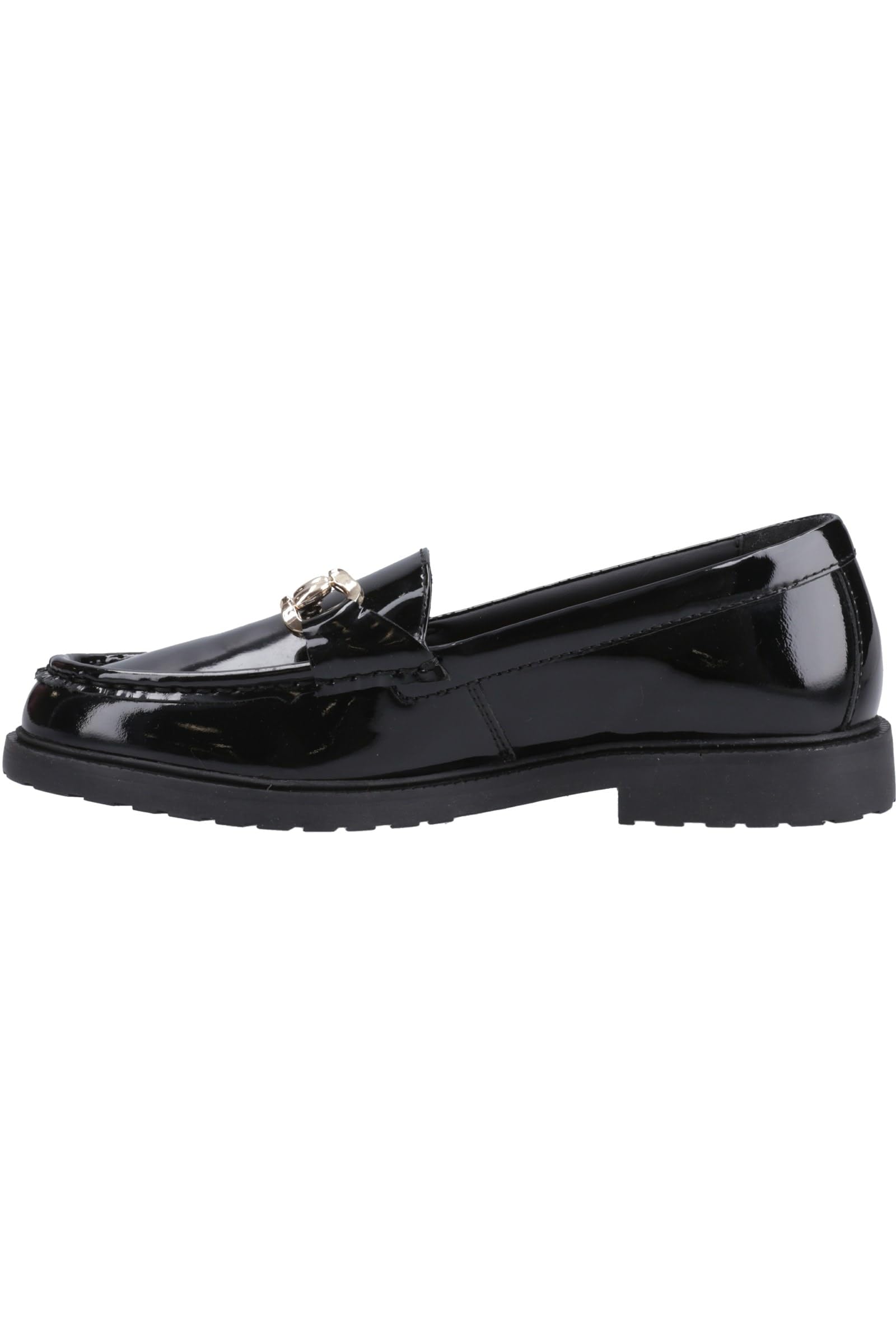 Hush Puppies Women's Black Verity Patent Snaffle Loafer In | Size: 6