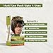 Indus Valley Natural Organic Damage Free Gel Hair Color | Ammonia Free, Vegan & Cruelty Free | Up to 100% Gray Coverage, Long Lasting Results |Medium Brown 4.0 (20gram+200ml)