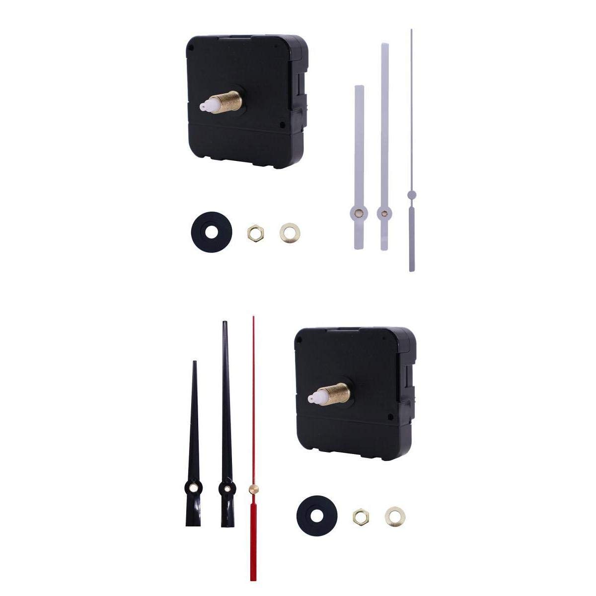 MERISHOPP® 2 Sets Silent Wall Clock Movement with Pointer for DIY and Repair 2 Styles |Crafts | Home Arts & Crafts | Other Home Arts & Crafts-image-31
