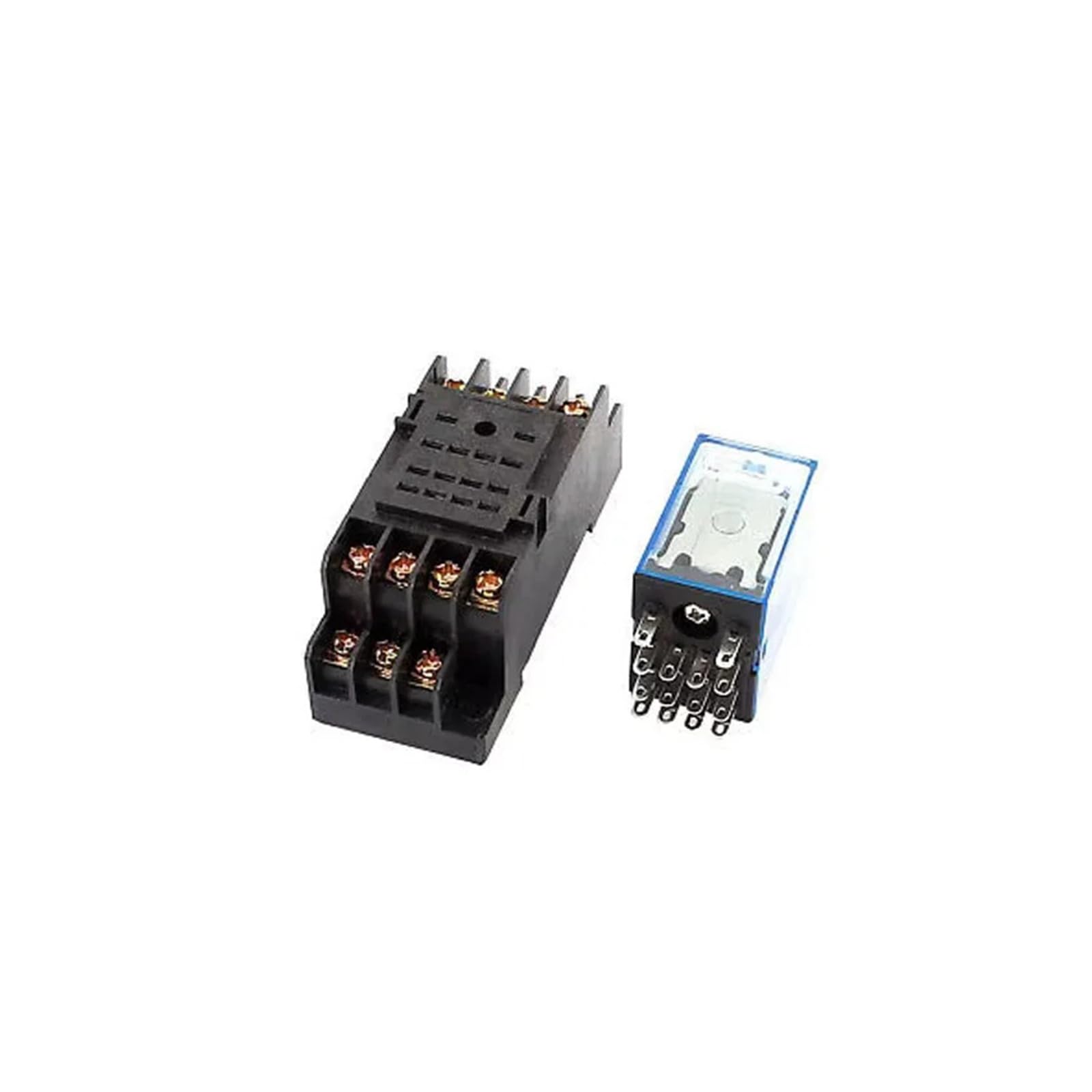 Relé de potencia, HH54L, DC 24 V, 14 pines, Montaje en carril DIN | Modelos: 4PDT / 35mm, Cant.: 3 unidades