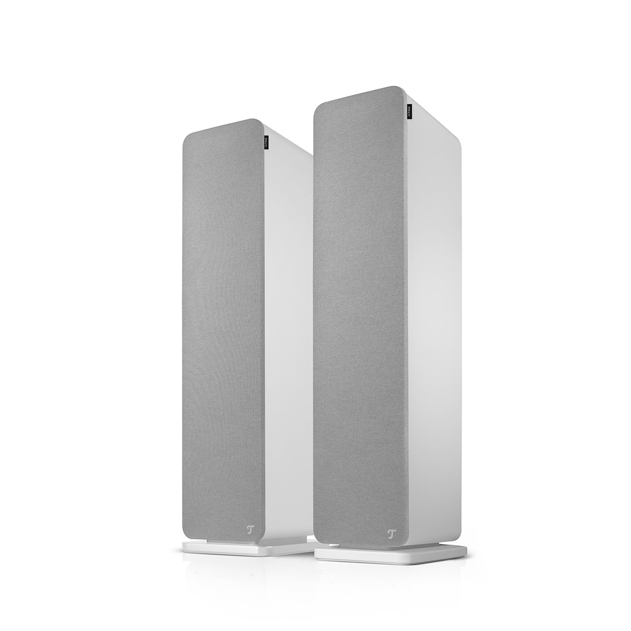 Teufel Ultima 40 Mk4 Enceintes stéréo - Paire d'enceintes colonnes Hi-FI Haut de Gamme, Tweeter Phase Plug, Double Port Bass-Reflex, Haut-Parleur médium en Kevlar tissé - Noir (Blanc)